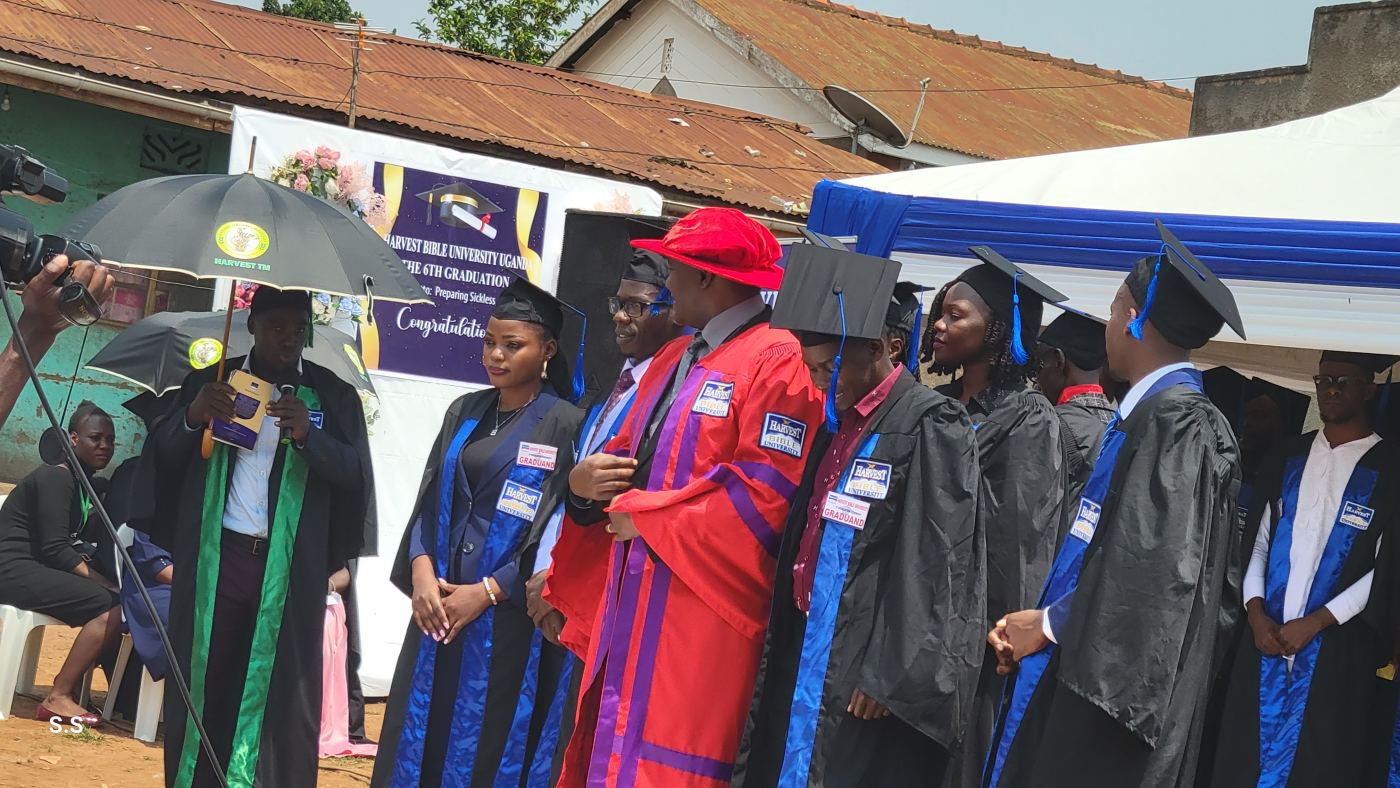 Graduation ceremony at Harvest Bible University